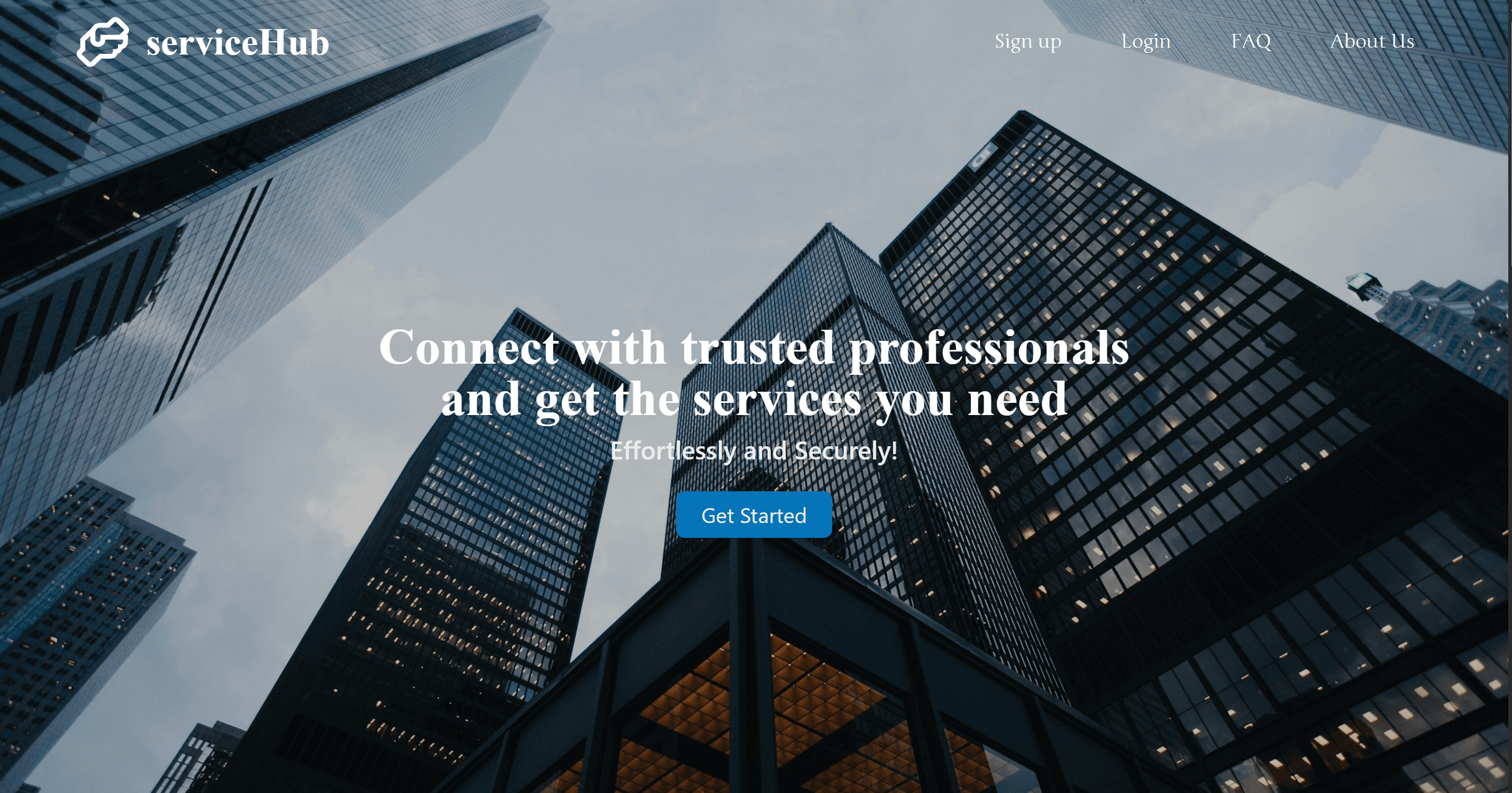 ServiceHub screenshot